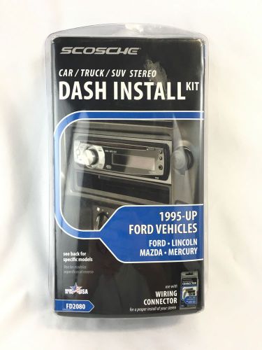 Scosche stereo dash install kit for 1995-2011 ford/mercury/lincoln/mazda