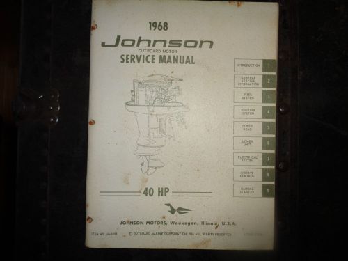 1968 johnson service manual 40 hp  motors @@@check this out@@@
