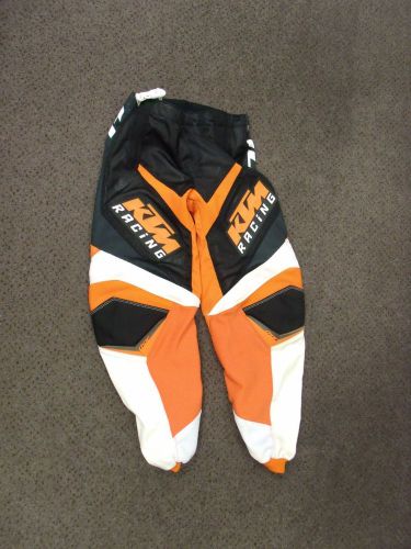 Thor ktm racing motocross racing off road pants youth size 24