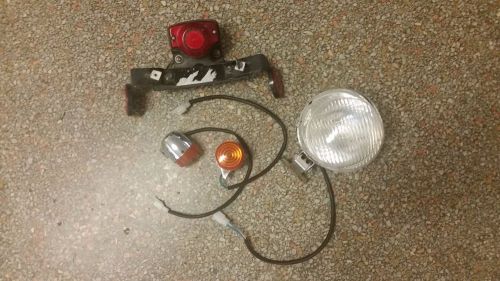 Motor scooter lights: pair turn signals , headlamp &amp; tail lights
