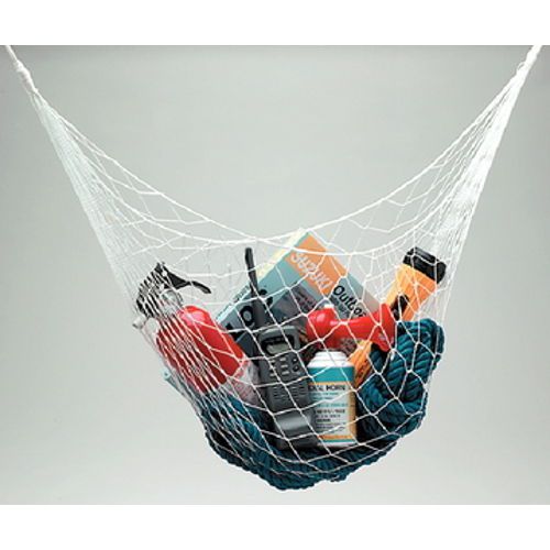 Purchase 60 Inch Long White Nylon Gear Storage Hammock for Boats in