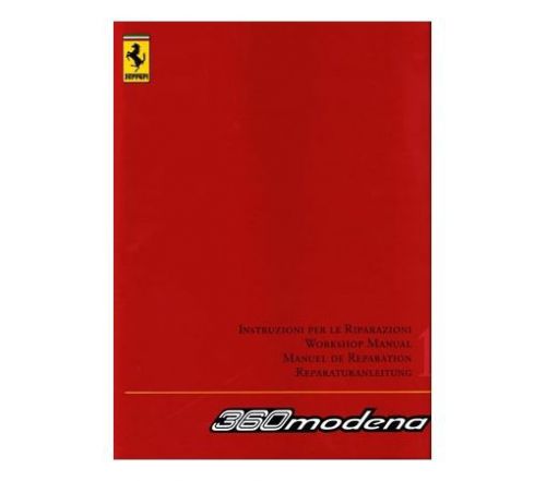 Ferrari 360 modena workshop service repair manual 2 vol