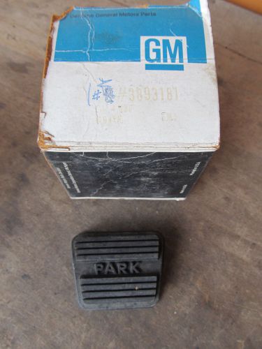 Nos 1964-1975 park pedal pad chevrolet olds pontiac buick impala 442 gto gsx nib