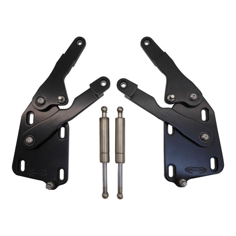 1956 53 54 55 56 ford truck billet hood hinges black anodized made in u.s.a.