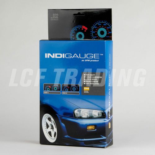 94-97 acura integra ls gs rs mt/at spw blue indiglo glow gauges white face