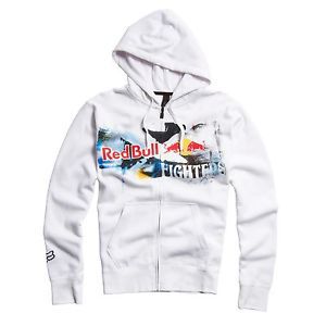 Fox racing redbull xfighter neg space zip fleece white small