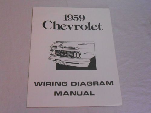1959 chevrolet wiring diagram manual