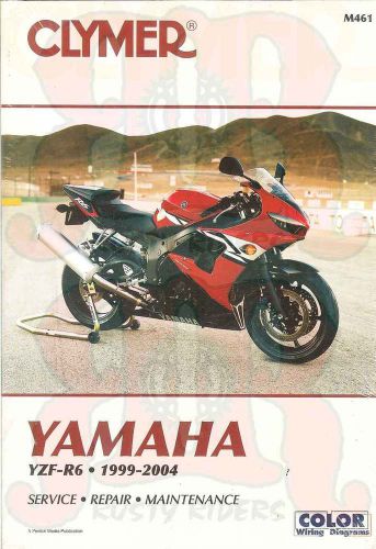Yamaha yzfr6 99-04 yzf r6 yzf-r clymer service repair manual book new