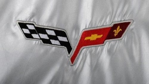 Durable two tone c6 embroidered logo corvette car cover 2005-2013 designer mat