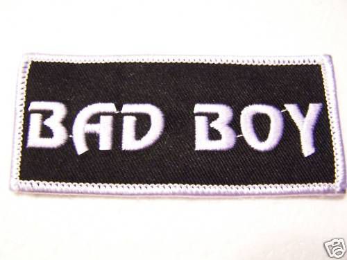 #0120 motorcycle vest patch bad boy