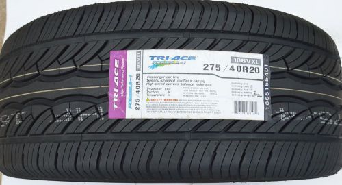 (2) *new* 275/40r20 tri-ace ultra high performance formula-1 tire 275 40 r20 bmw