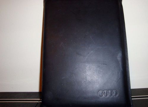 2000 audi a8 owner&#039;s manuals in leather pouch - used but excellent