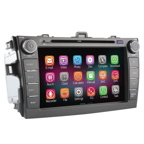 Car radio for toyota 2007-2011 dvd gps player 3g wifi capacitive screen rds mp3