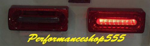 Led crystal rear tail lamp assy for mercedes benz w463 &#039;86-&#039;15 g class(red)