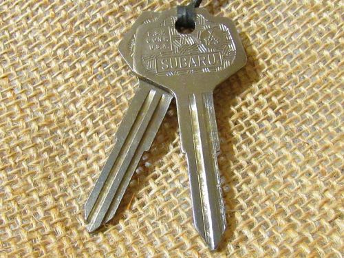 Set of subaru key blanks esp x123