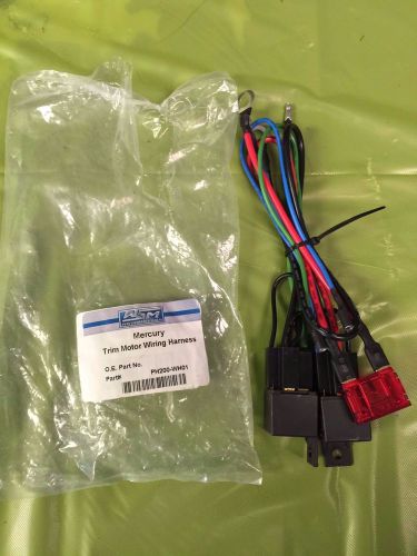 New wsm mercury trim motor wiring harness with relays - convert 3 wire to 2 wire