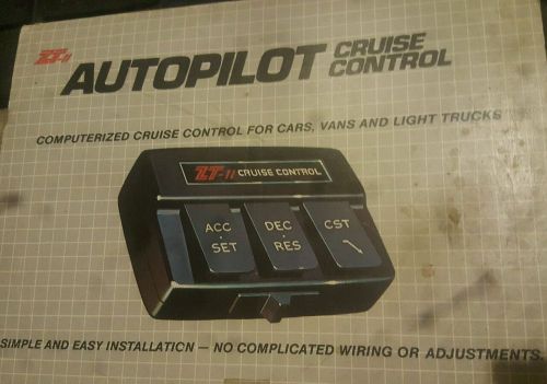 Vintage zt-ii computerized autopilot electric cruise control car van truck neni!
