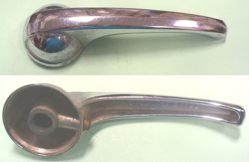 Chrome inner door handle 47-66 chevy gmc 3848873 - nice