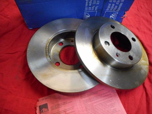 Pair of ate disc brake rotors &#039;85-&#039;88 vw quantum nos # 811 615 301