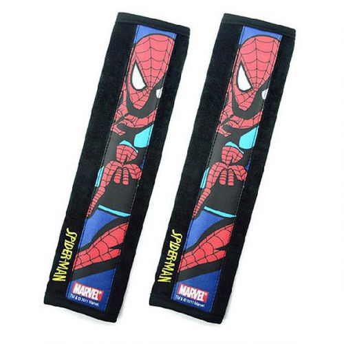 Car seat belt decoration sleeve / spiderman / pair