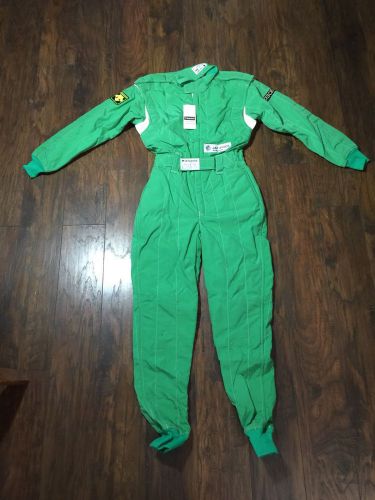 Vintage rare descente racing suit type 1 cordura size large green