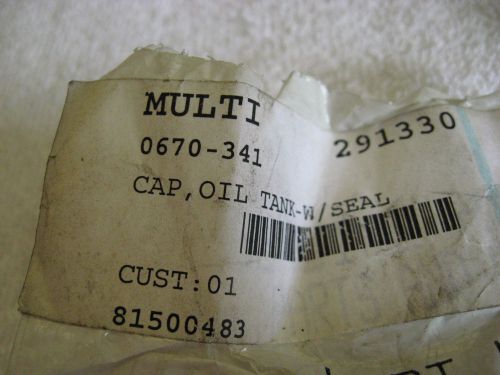 Arctic cat oem nos oil cap 0670-341 bearcat jag ext zr zrt cougar puma  #2853