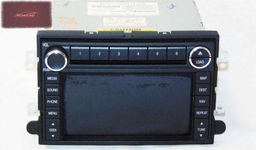 08-09 ford taurus am/fm radio 6cd nav. display touch screen oem 8g1t-18k931-ga