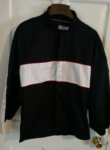 Gforce medium black jacket - racing/driving firesuit - sfi-5