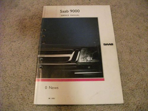 1991 saab 9000 news service manual