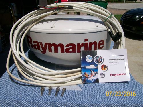 Raymarine pathfinder rd218 18&#034; 24nm radome w 10m interconnect cable and manual.
