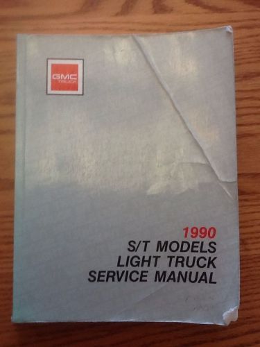 1990 gmc s/t light truck service manual