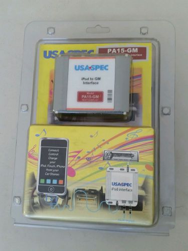 Usa spec pa15-gm gm/chevrolet/cadillac ipod to factory stereo with text display!
