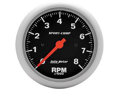 Auto meter 3991 sport-comp in-dash tachometer 3-3/8&#034; electrical
