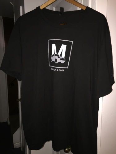 Mini hardtop 4 door black logo t shirt 2xl mini cooper oem