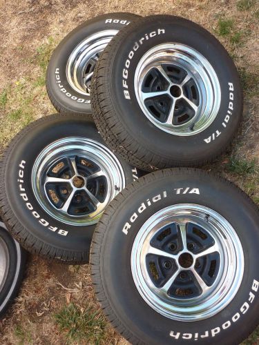 Ford magnum 500 original wheels 14x7 new bfgoodrich radial tires 225 70 r14