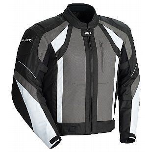 Cortech vrx jacket gunmetal/black/white