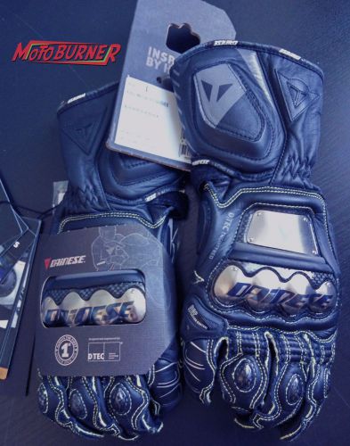 Dainese full metal d1 leather motorcycle gloves sz l