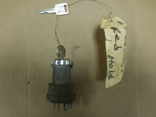 1967 pontiac lemans ignition switch with key tumbler and key