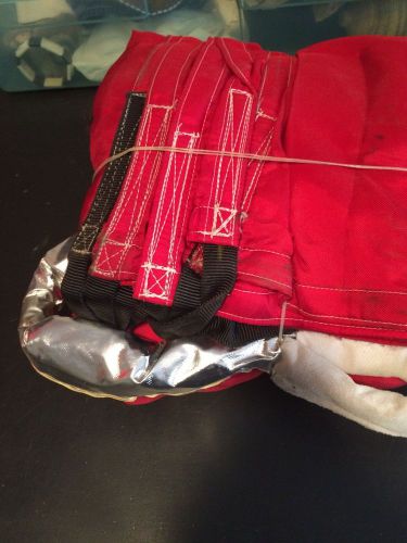 Simpson top fuel parachute refurbished by simpson red