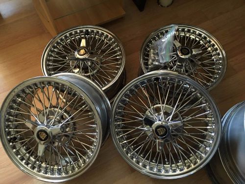 76-96 jaguar wire wheels 15&#034; 8.0