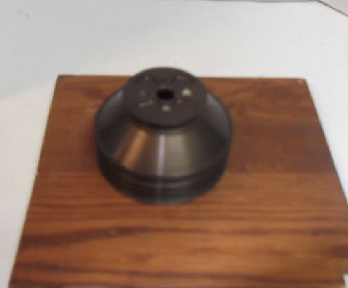 Billet 5-3/4" aluminum nascar serpentine 3, 3 &amp; 5 groove water pump pulley c5