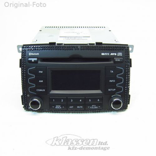 Radio cd player kia sorento ii xm 11.09- 961802p850ca