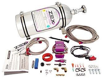 Zex wet nitrous oxide system for ls1/ls6 with polished bottle