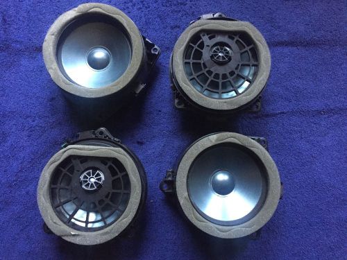2003-2009 mercedes clk 320 350 500 550 class door speaker set 4 oem zz