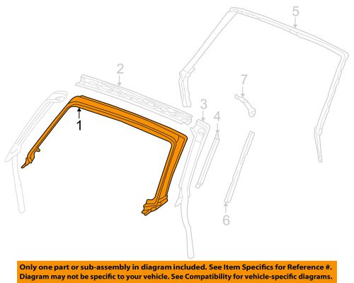 Audi oem 01-06 tt quattro windshield header-windshield frame 8n7817519