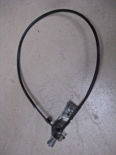 Manual choke with chrome mtg. brkt.