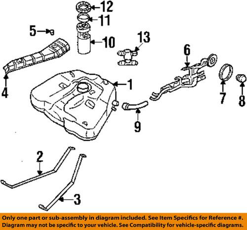 Nissan oem 172218j000 fuel tank filler neck