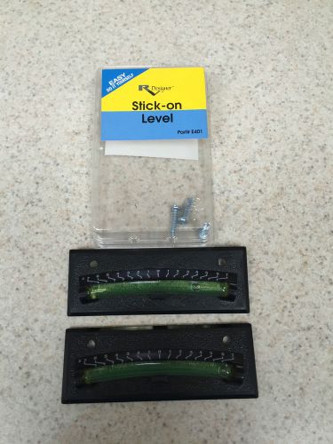 Rv - motorhome /  small exterior stick on rv levels - black - set of 2 - ez