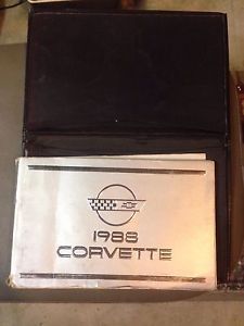 1988 corvette owners manual