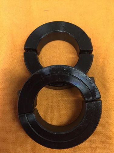 2 steel double split lock collars  1 1/4&#034; shaft